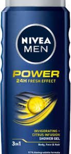 500ML NIVEA MEN GEL DUS POWER