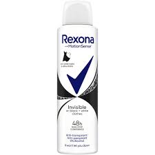 150ML REXONA DEO ALB SI NEGRU