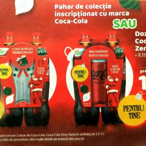 PROMO 2 COCA COLA + PAHAR